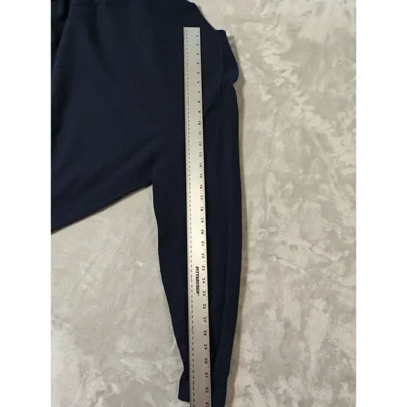 Eddie Bauer Navy Blue Long Sleeve V-Neck Sweater Size Xl - Picture 5 of 5